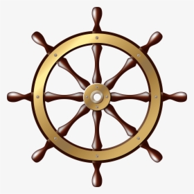 Ship Wheel Png Clip Art, Transparent Png, Transparent PNG