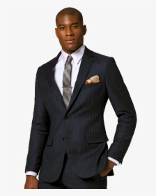 Black Man In Suit Png, Transparent Png, Transparent PNG