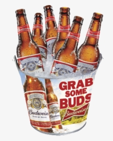 Transparent Budweiser Beer Bottle Png - Transparent Background Budweiser Bucket Clipart, Png Download, Transparent PNG