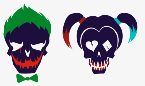 Joker Logo Png - Harley Quinn And Joker Logo, Transparent Png, Transparent PNG