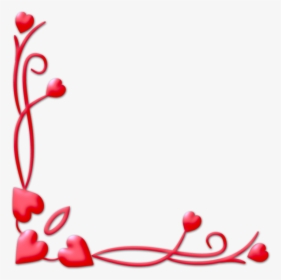 Love Borders And Frames Png - Heart Corner Border Png, Transparent Png, Transparent PNG