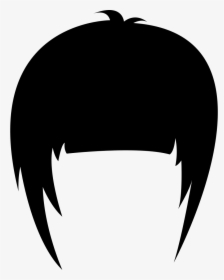 Hair Wig With Side Bangs - Illustration, HD Png Download, Transparent PNG