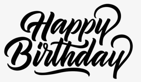 Happy Birthday Calligraphy Transparent File - Logo With Laces, HD Png Download, Transparent PNG