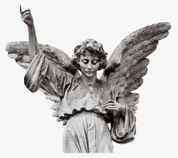 #angel #angelstatue #statue #pngs #png #lovely Pngs - Statues With White Background, Transparent Png, Transparent PNG
