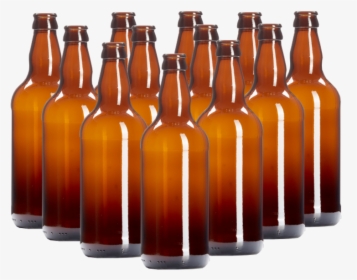 Free Download 500ml Brown / Amber Glass Beer Bottles - Beer Bottles Clipart, HD Png Download, Transparent PNG