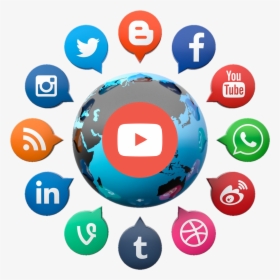 Social Media Marketing Social Networking Service - Social Media Png For Picsart Editing, Transparent Png, Transparent PNG