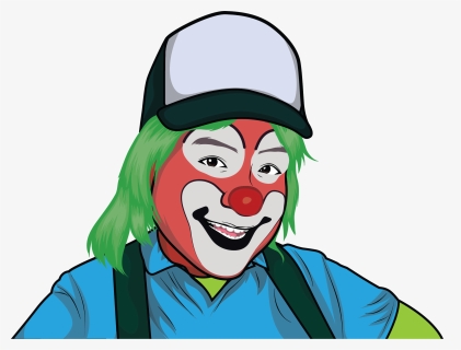 Art,clown,joker - Clip Art Of Clown Boy, HD Png Download, Transparent PNG