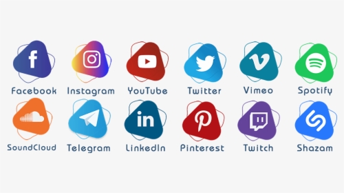 Facebook Instagram Twitter Png - Youtube Facebook Instagram Logo Png, Transparent Png, Transparent PNG