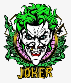 Joker Sticker Clipart , Png Download - Joker Decal, Transparent Png, Transparent PNG
