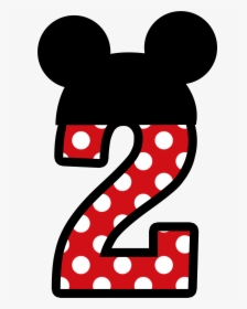 Number 2 Mickey Mouse, HD Png Download, Transparent PNG