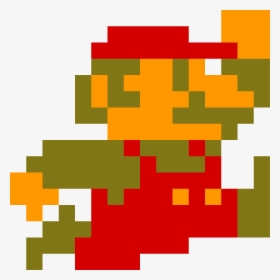 Mario 8 Bit Jumping, HD Png Download, Transparent PNG