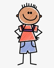 Kids Png Clipart Transparent - Cartoon Child Transparent Background, Png Download, Transparent PNG