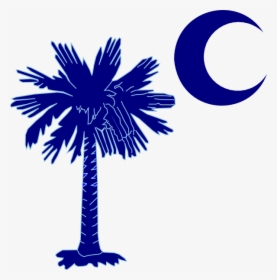 Palm Tree Png Vector - Pink South Carolina Flag, Transparent Png, Transparent PNG