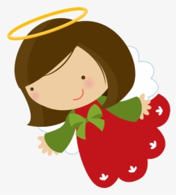 Angel Png Free Background - Cute Christmas Angel Clipart, Transparent Png, Transparent PNG