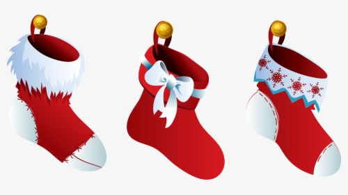 Clipart Christmas Chimney - Christmas Stockings Transparent Background, HD Png Download, Transparent PNG