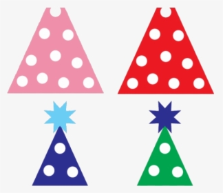 Party Hat Birthday Clipart Clip Art Polka Dot Hd Transparent - Polka Dot Party Hat Clip Art, HD Png Download, Transparent PNG