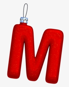 Christmas Ball Font - Christmas Letter M Png, Transparent Png, Transparent PNG
