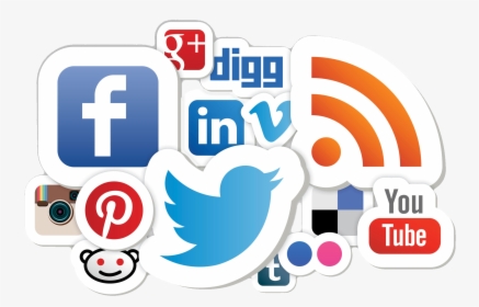 Social Media Png Logos Clip Art Royalty Free - Lack Of Social Media, Transparent Png, Transparent PNG