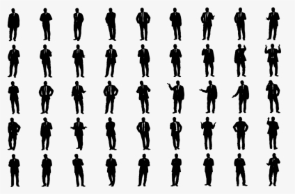 Cutout People Silhouettes Office Business Work - Cut Out People Black, HD Png Download, Transparent PNG
