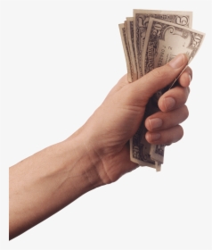 Hand Holding Cash Money - Hand With Money Png, Transparent Png, Transparent PNG