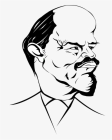 Lenin Caricature Face Funny Man - Lenin Caricature, HD Png Download, Transparent PNG