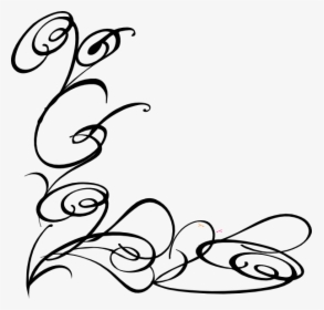 Decorative Clipart Swirl - Swirl Line Drawing, HD Png Download, Transparent PNG