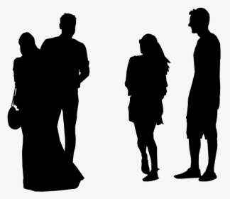 Clip Art Black People Png - Architecture People Silhouette Png, Transparent Png, Transparent PNG