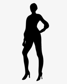 Slender Female Silhouette - Clip Art, HD Png Download, Transparent PNG