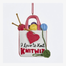 Kurt Adler I Love To Knit - Crochet, HD Png Download, Transparent PNG