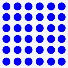 Blue Polka Dots Transparent, HD Png Download, Transparent PNG