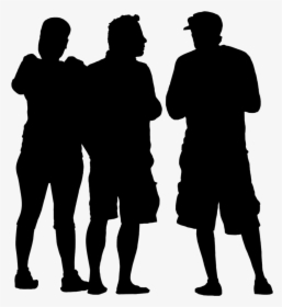 People Silhouette - People From Back Png, Transparent Png, Transparent PNG