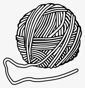Line Art,head,monochrome Photography - Woolen Black And White, HD Png Download, Transparent PNG