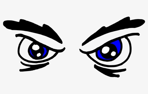 Mad Cartoon Faces Group - Angry Eyes Clip Art, HD Png Download, Transparent PNG