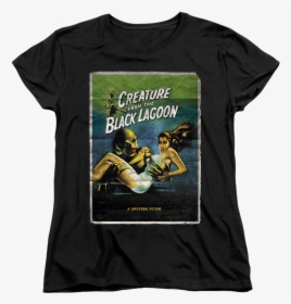 Womens Movie Poster Creature From The Black Lagoon - T-shirt, HD Png Download, Transparent PNG