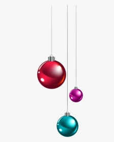 Transparent Christmas Ornament Png - Hanging Christmas Ornaments Clip Art, Png Download, Transparent PNG