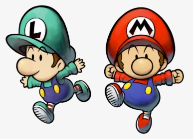 Transparent Mario And Luigi Clipart - Baby Mario And Baby Luigi Partners In Time, HD Png Download, Transparent PNG