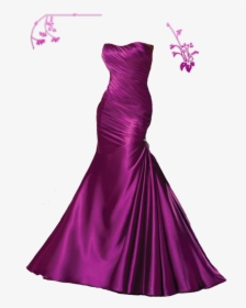 Purple Pink Dress Png, Transparent Png, Transparent PNG