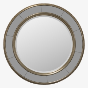 Antique Round Bevel Mirror - Frame Png Circle Silver, Transparent Png, Transparent PNG