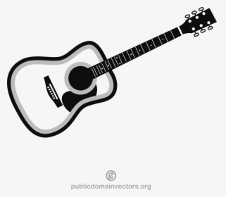 Bass Guitar Vector Graphics Acoustic Electric Clipart - Acoustic Guitar Graphic Vector, HD Png Download, Transparent PNG