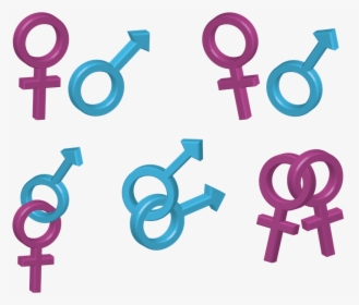 Man, Woman, Logo, Symbol, Relationship, Gay, Lesbian - Logos De Hombre Y Mujer, HD Png Download, Transparent PNG