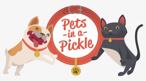 Transparent Pickle Clipart - Pets In A Pickle Logo, HD Png Download, Transparent PNG
