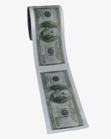 Printed Toilet Paper - 100 Dollar Bill, HD Png Download, Transparent PNG