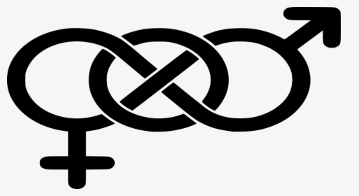 Bisexual, Pride, Logo, Loving, Men, Women, Symbol - Bisexual Logo, HD Png Download, Transparent PNG