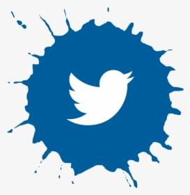Twitter Logo Png Paint, Transparent Png, Transparent PNG