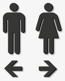 Female Gender Symbol Man Sign - Man And Woman Pictogram, HD Png Download, Transparent PNG
