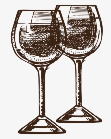Red Wine Wine Glass Euclidean Vector - Vector Wine Glass Png, Transparent Png, Transparent PNG