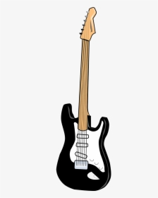 Electric Guitar Music Guitar Free Picture - Cartoon Electric Guitar Png, Transparent Png, Transparent PNG