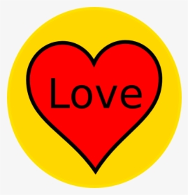Red And Yellow Heart, HD Png Download, Transparent PNG