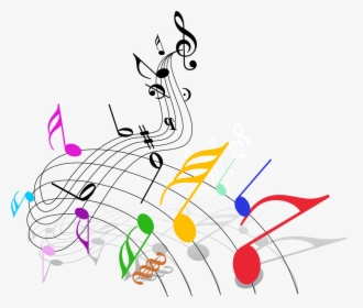 Transparent Music Notes Clip Art - Colorful Music Notes Png, Png Download, Transparent PNG