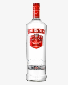 Smirnoff Red Label Vodka 1l - Smirnoff Vodka 1 Litre, HD Png Download, Transparent PNG